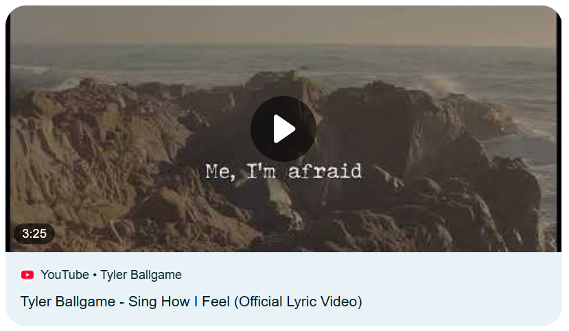 Tyler Ballgame - Sing How I Feel