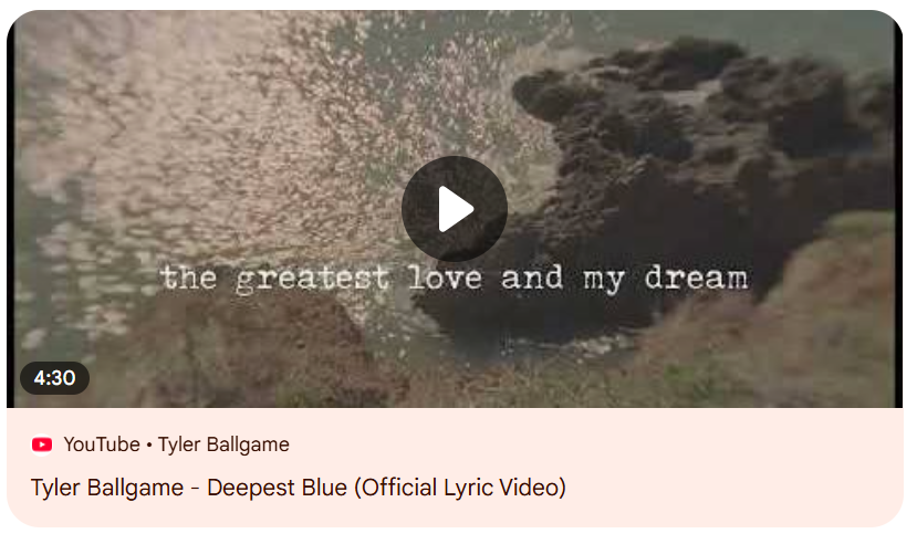 Tyler Ballgame - Deepest Blue