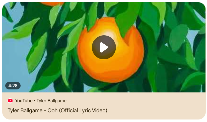 Tyler Ballgame - Ooh