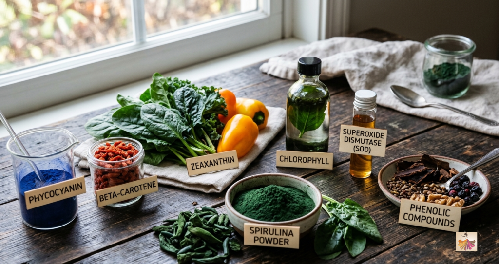Antioxidants in Spirulina