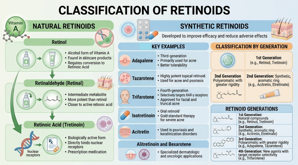 Classification of Natural & Synthetic Retinoids