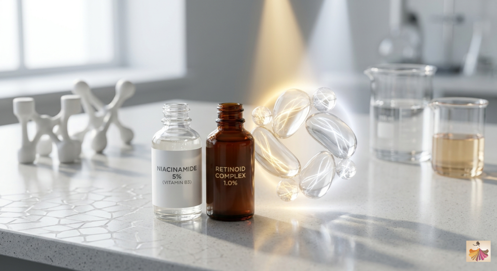 Combination Therapy: Niacinamide + Retinoids