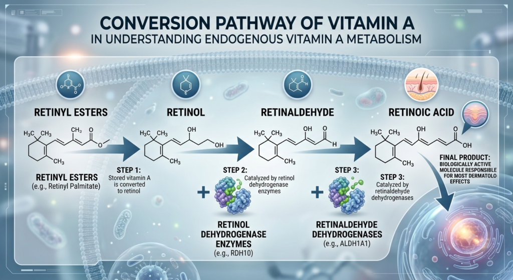 Conversion Pathway of Vitamin A