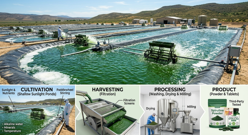 How Is Spirulina Grown?