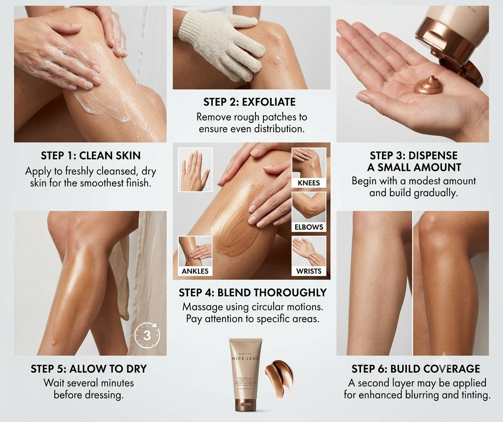 How to use Beauty Pie Tinted Blur Body Lotion?