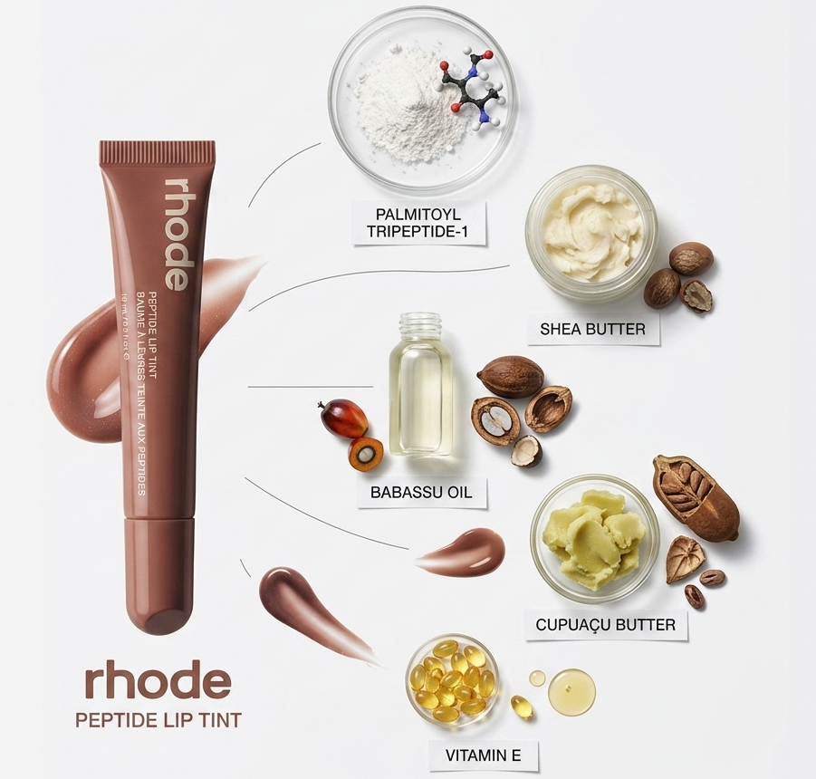 Key Ingredients of Rhode Peptide Lip Tint Collection 2026
