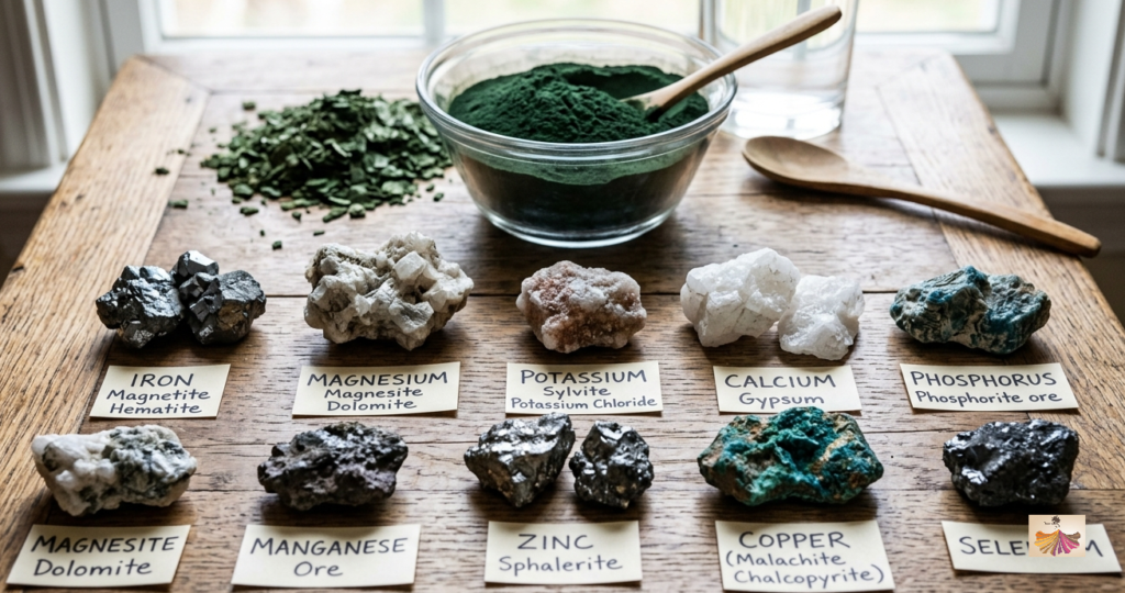 Minerals Found in Spirulina