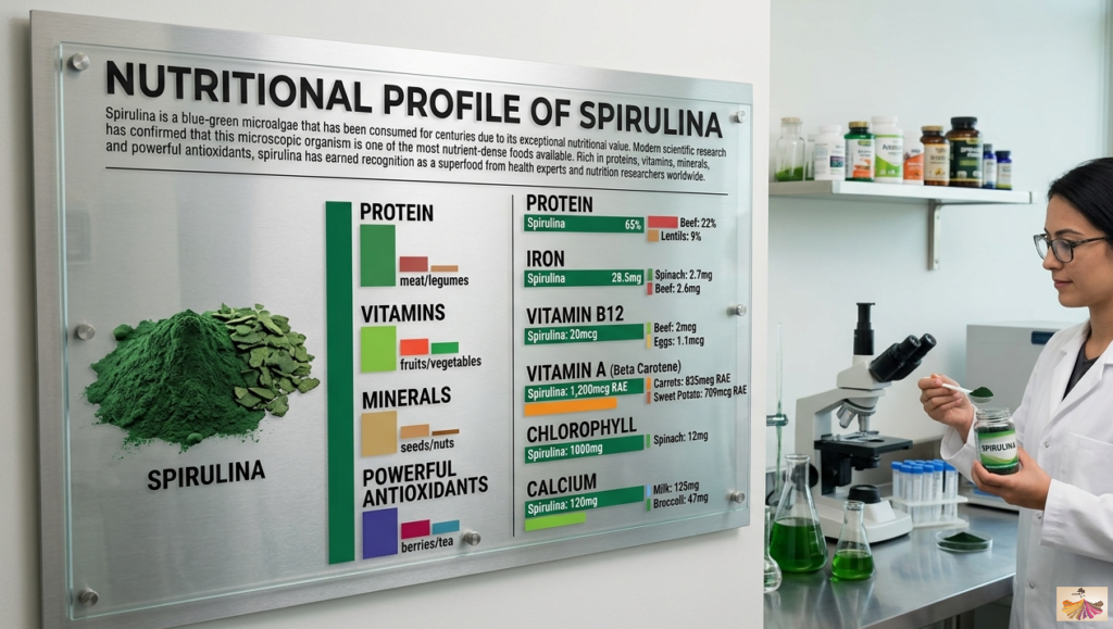 Profile of Spirulina Nutrients