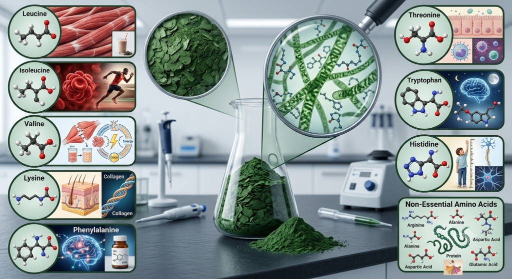 Protein Content in Spirulina