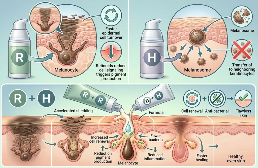 Retinoids + Hydroquinone: Advanced Melasma Management