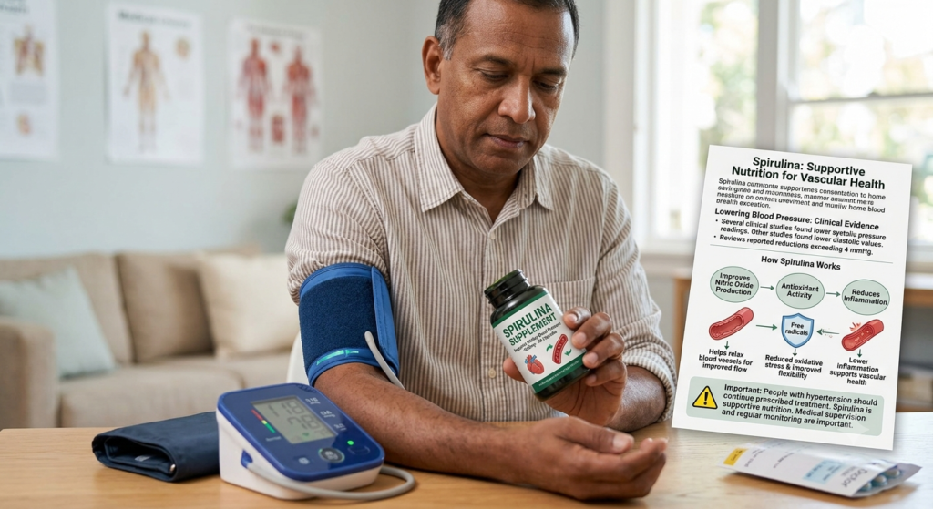 Spirulina Support Healthy Blood Pressure