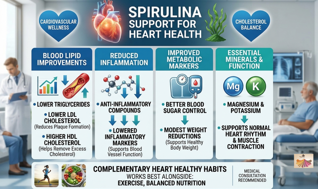 Spirulina Support Heart Health