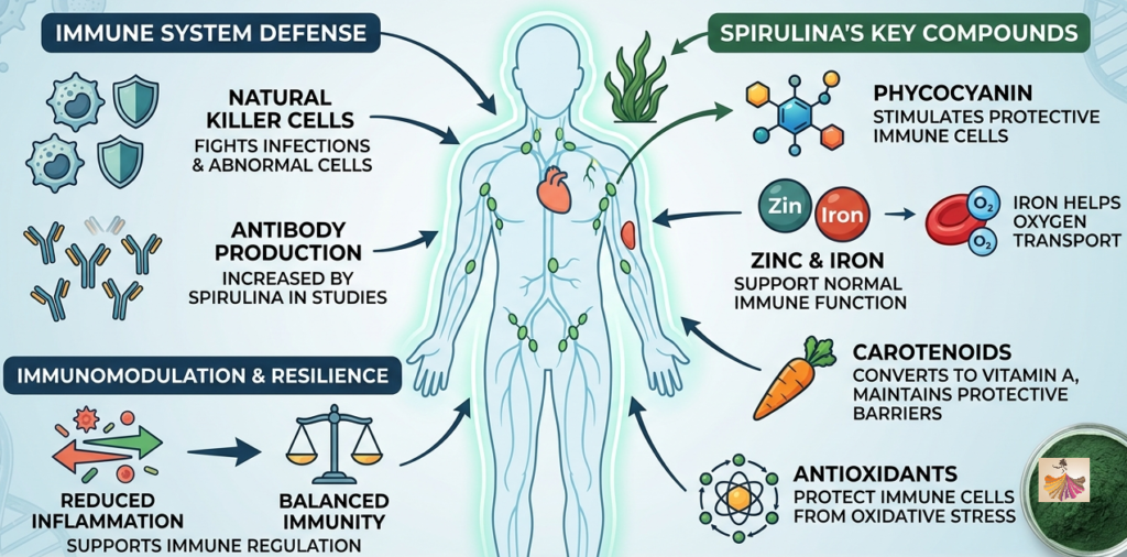 Spirulina Support Immune Health