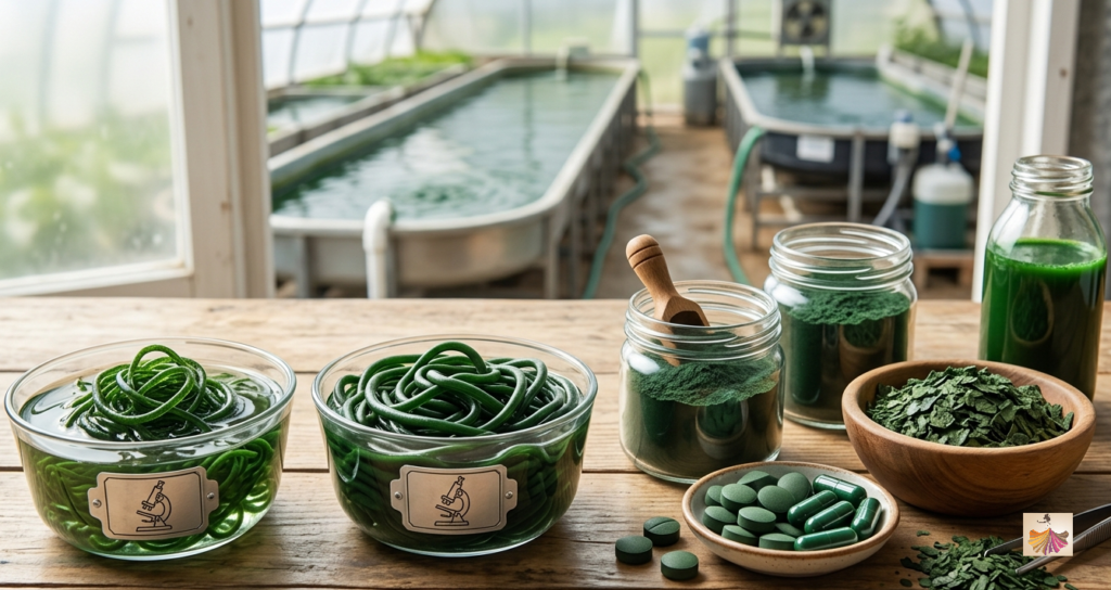 Types of Spirulina