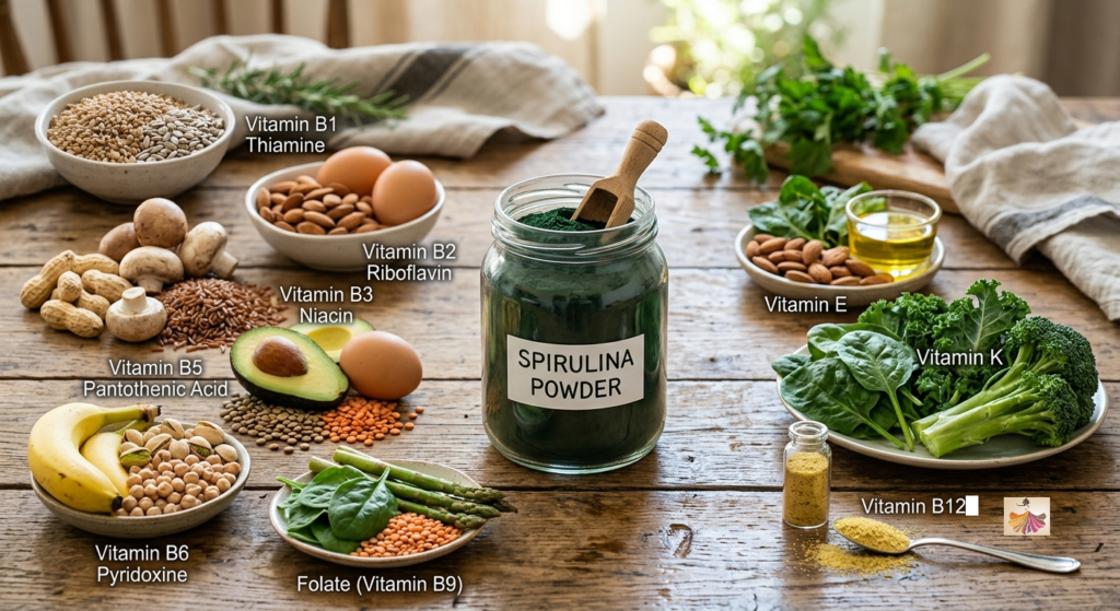 Vitamins Found in Spirulina