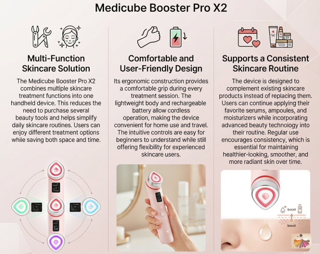 Advantages of Medicube Booster Pro X2