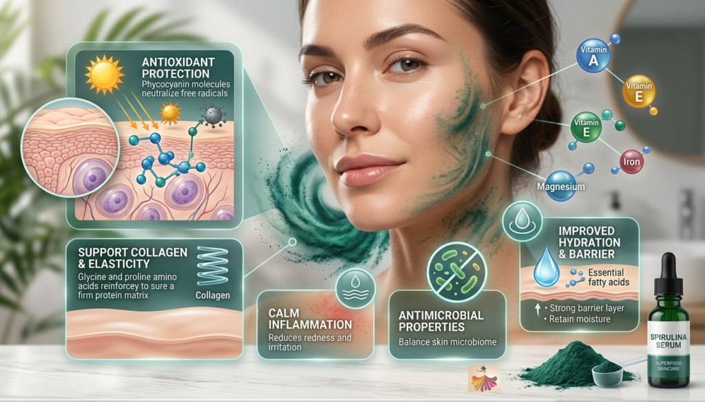 Benefits of Spirulina for the Skin