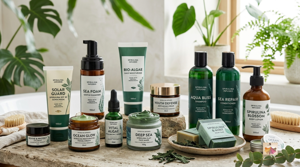 Cosmetic Products Made with Spirulina