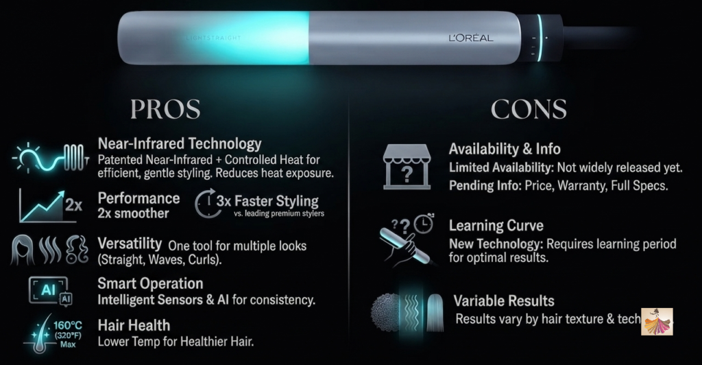 Pros and Cons of L'Oréal Light Straight Multi-Styler