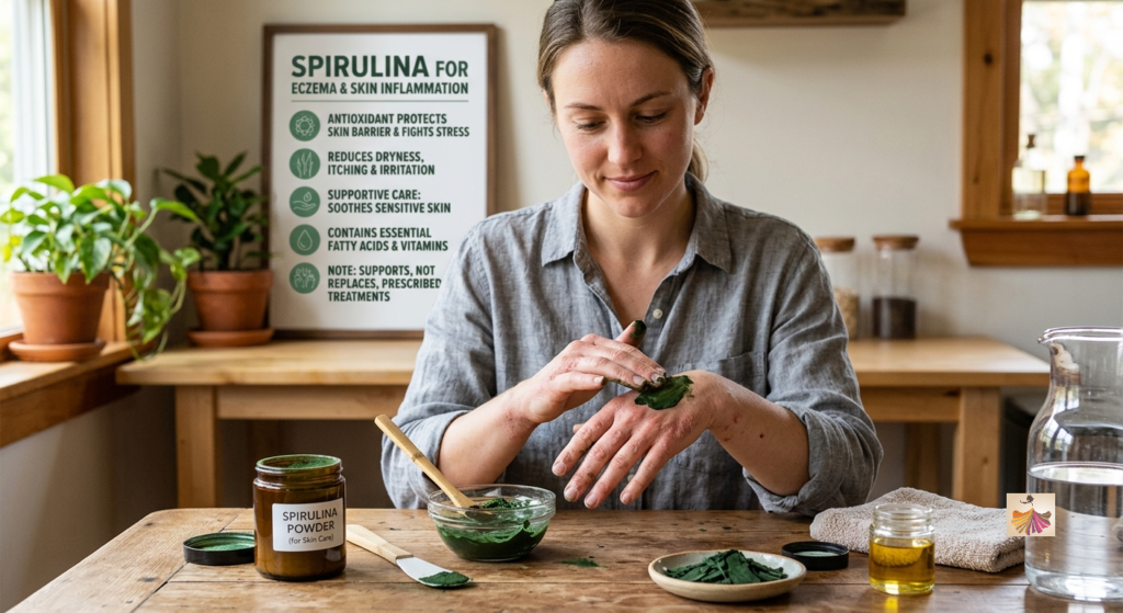 Spirulina Help with Eczema and Skin Inflammation