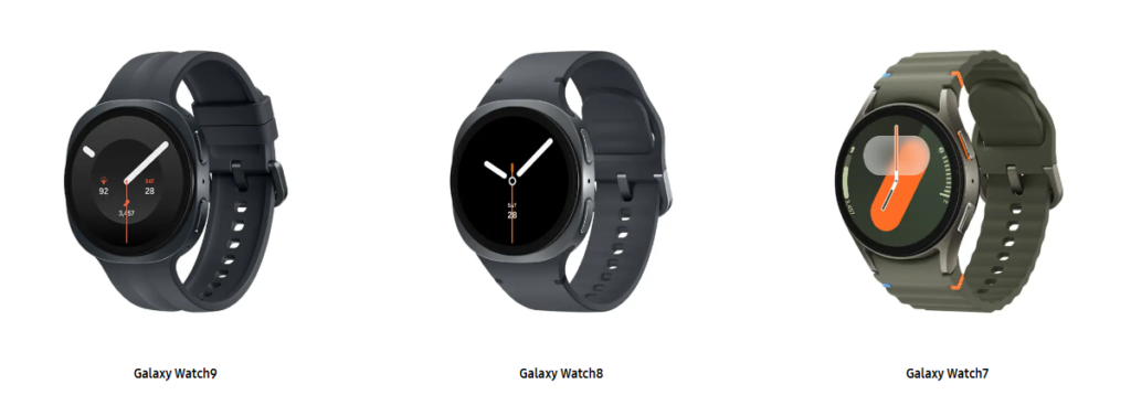 Galaxy Watch 9 vs. Galaxy Watch 8 vs. Galaxy Watch 7